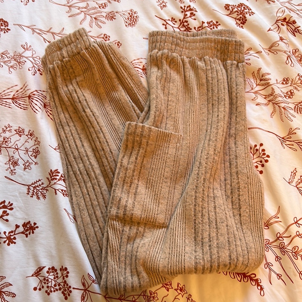 Kids ribbed sweatpants